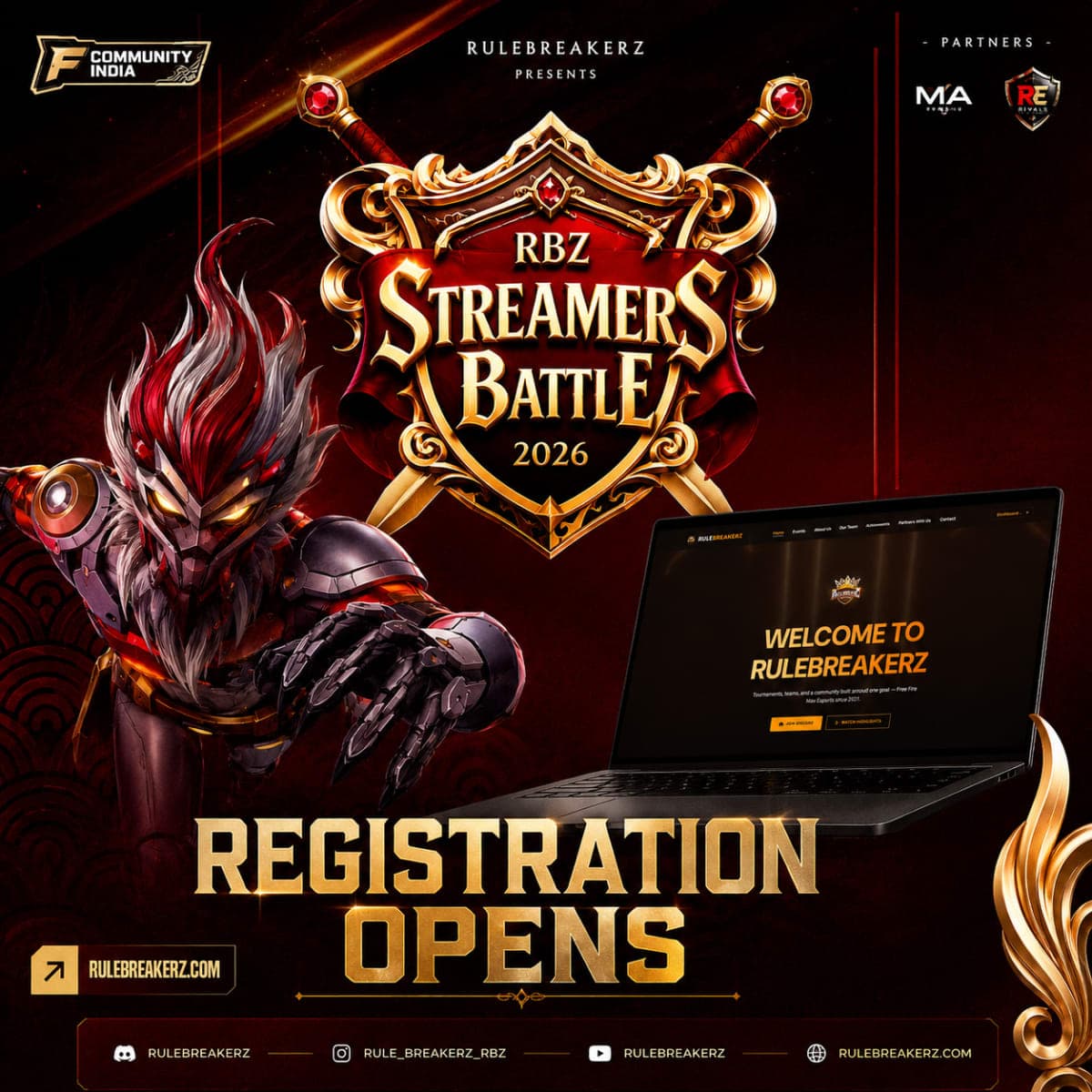 RBZ STREAMERS BATTLE — 2026